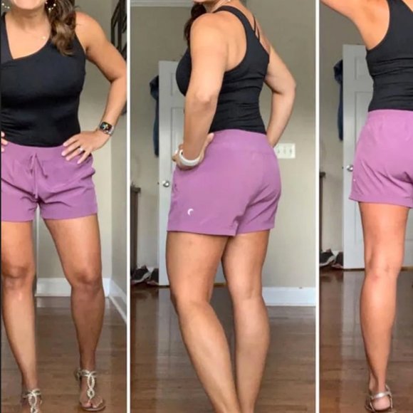 ❌SOLD❌Zyia Summer Shorts In Lavender Size M Inseam: 2.75" EUC - Picture 4 of 11